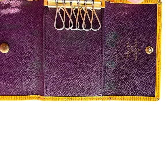 Louis Vuitton Yellow Epi Keyholder - Picture 3 of 12